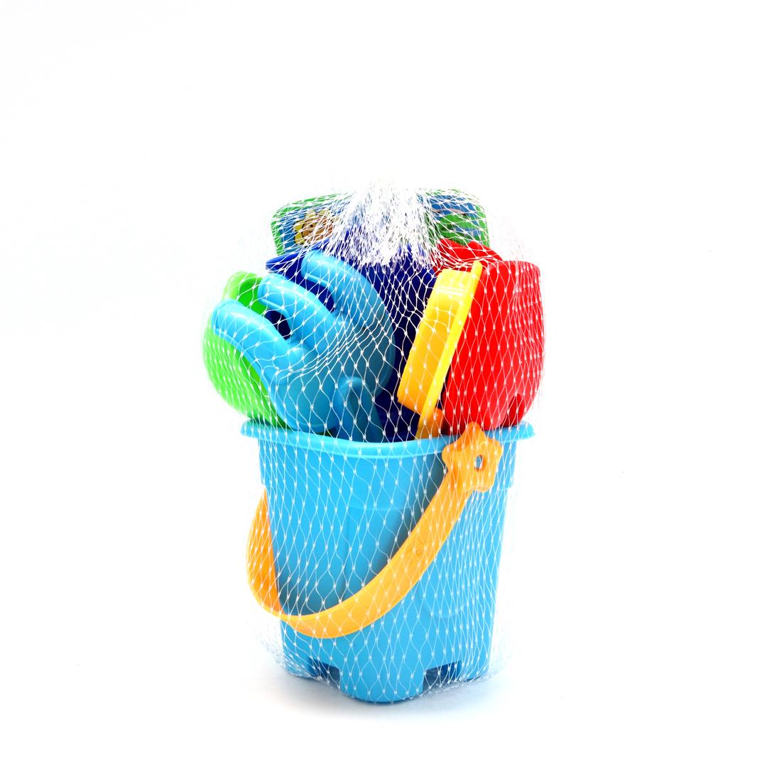 Beach Bucket With 6 Pcs Assorted - Sensory Zone