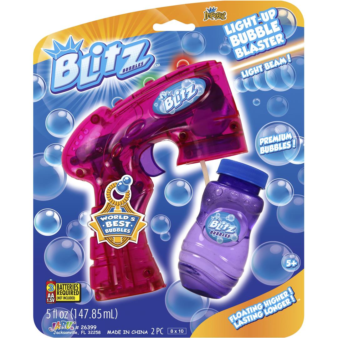 BLITZ Light Up Bubble Blaster - Sensory Zone