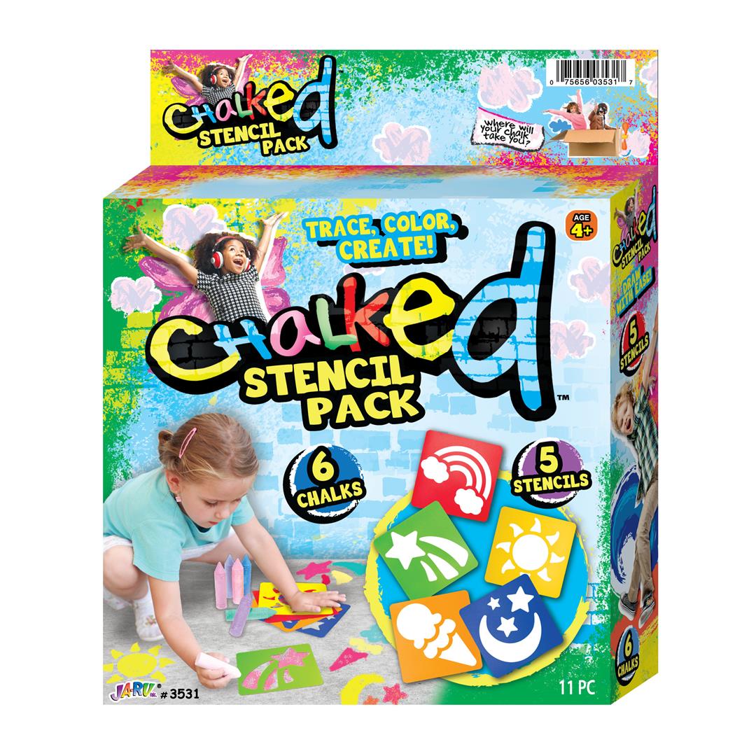 Chalked Stencil Pack - Sensory Zone