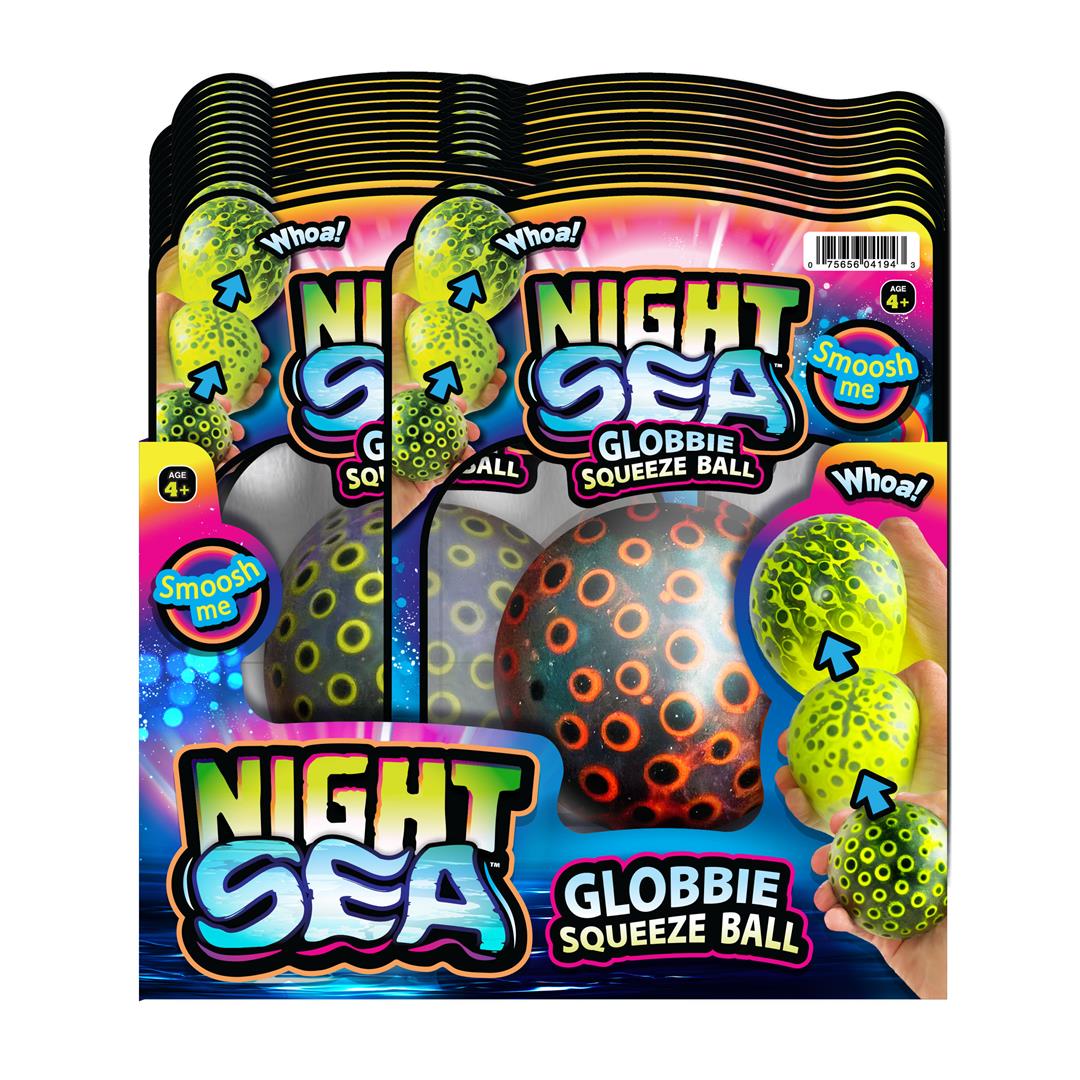 Night Sea Globbie Neon Stress Balls - Sensory Zone