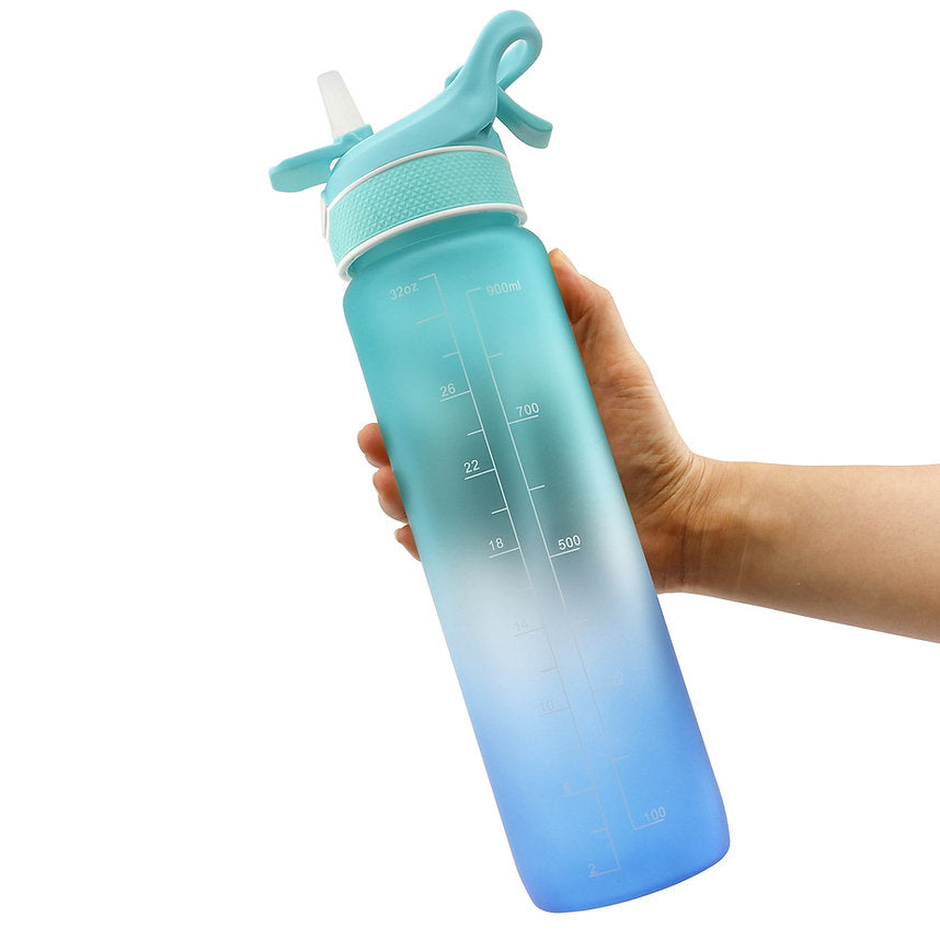 HydroBlast 1000ML BPA Free Mist Spray Sports Water Bottle - Sensory Zone