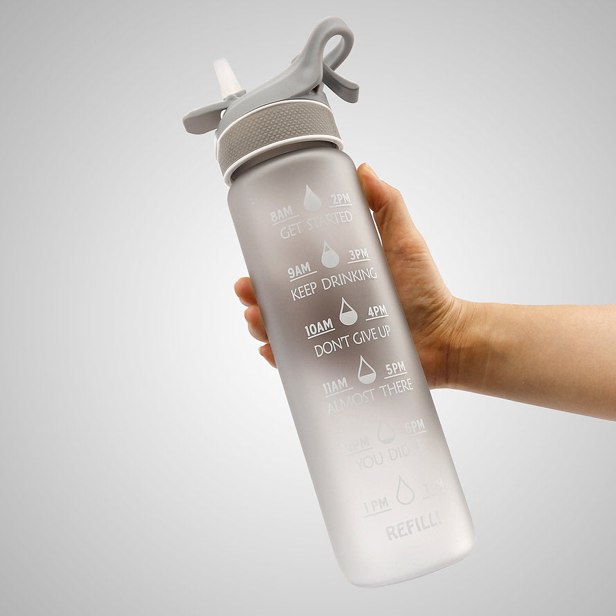 HydroBlast 1000ML BPA Free Mist Spray Sports Water Bottle - Sensory Zone