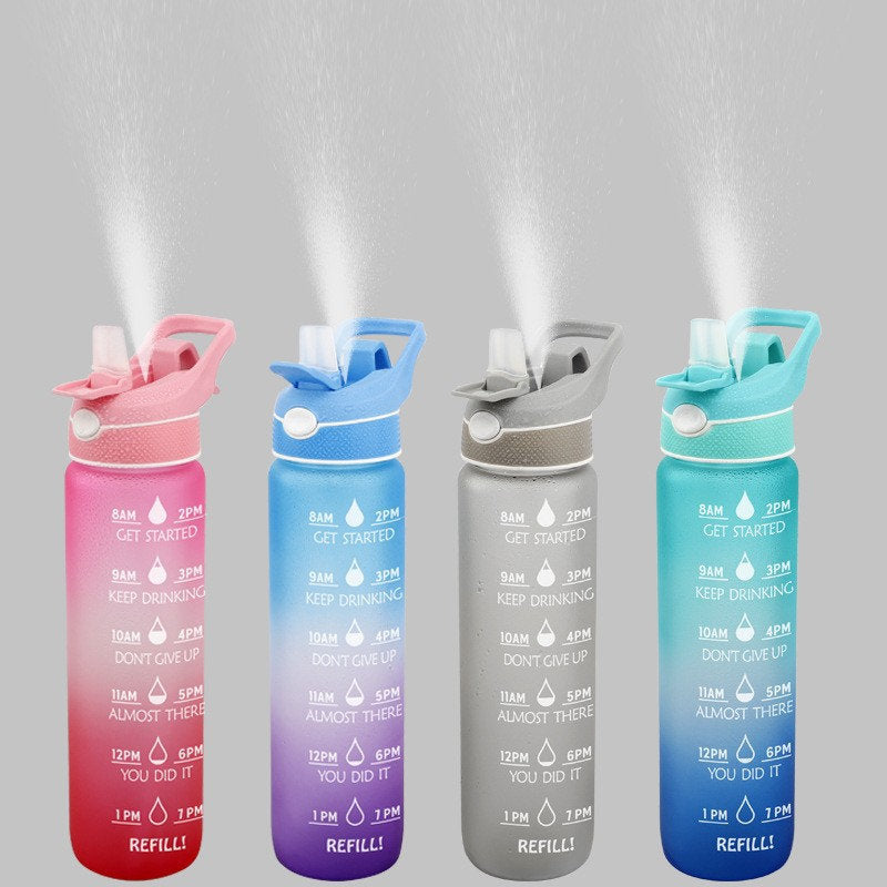 HydroBlast 1000ML BPA Free Mist Spray Sports Water Bottle - Sensory Zone