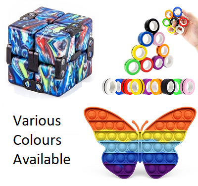 Cube, Rings & Popit Pack - Sensory Zone