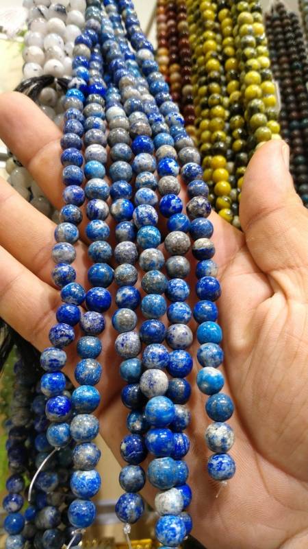 Lapis Lazuli Crystal Bracelet 8mm Beads - Sensory Zone