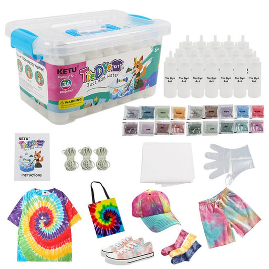 Ketu 18 Colour Tie Dye Kit - Sensory Zone