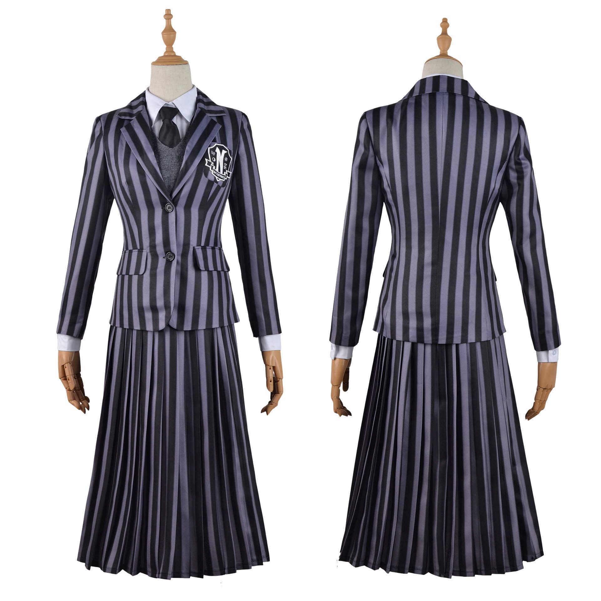 Wednesday Addams School Uniform Cosplay Costume - Sensory Zone