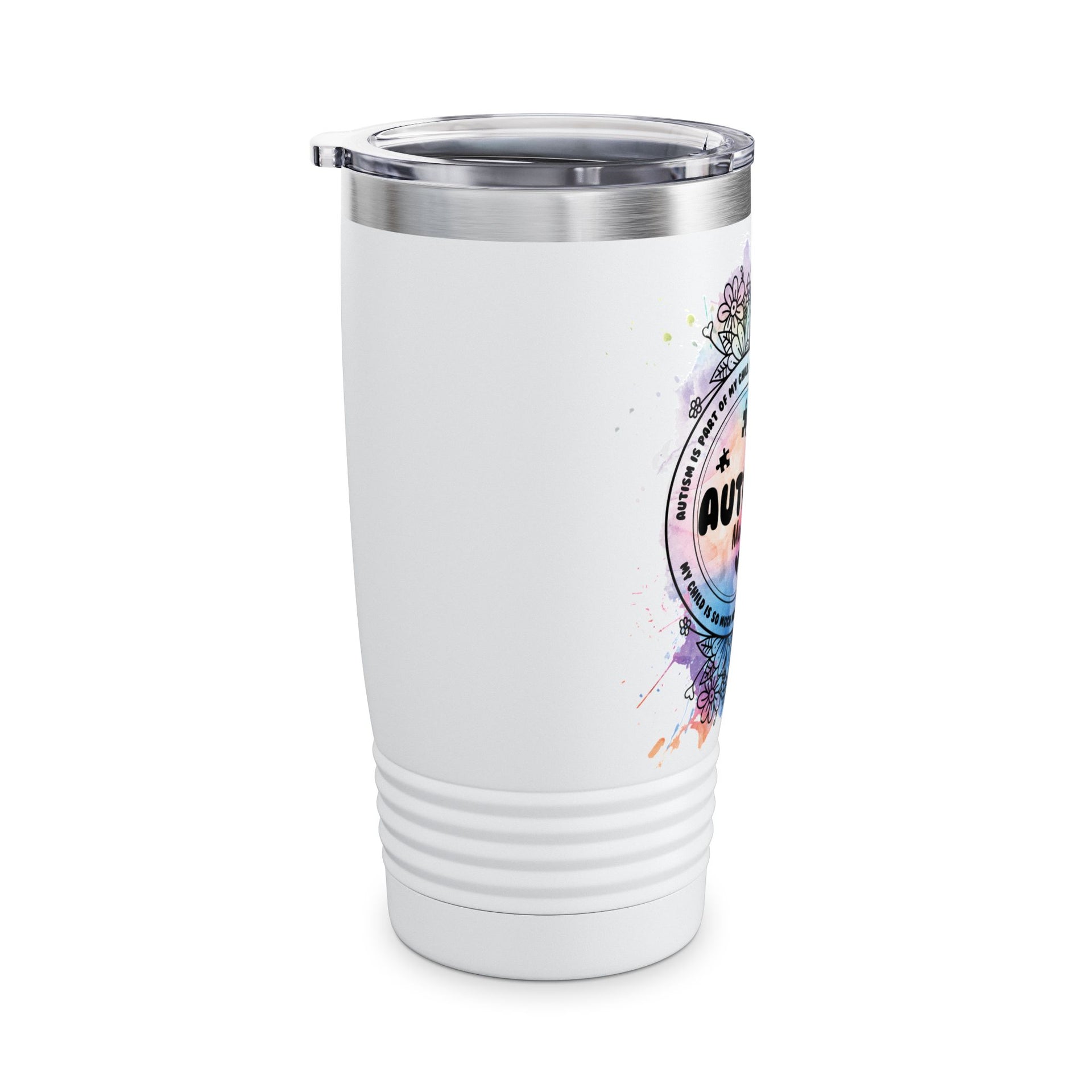 Autism Mum Ringneck Tumbler, 20oz