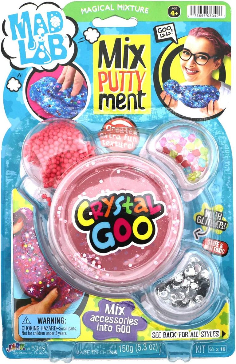 Mad Lab Mix Putty Crystal Glitter Slime Goo - Sensory Zone