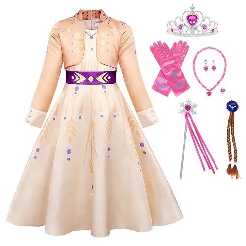 Frozen 2 Princess Anna Cosplay Costume - Sensory Zone