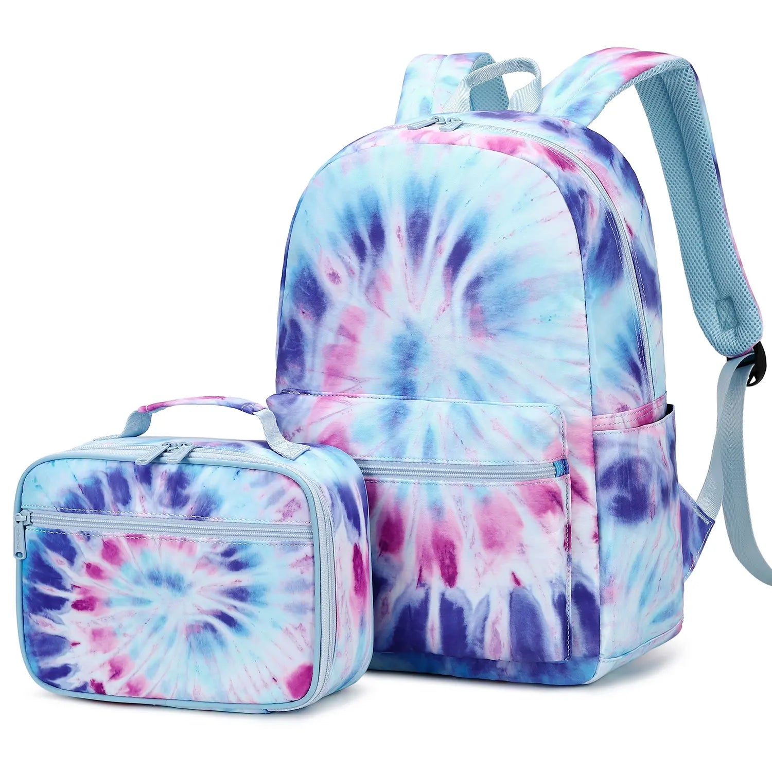 Spiral Swirl Tie Dye School Bag Backpack and Lunch Bag Set - Sensory Zone