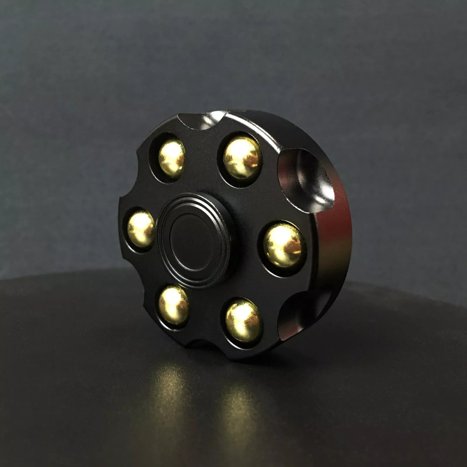 Black and gold fidget spinner on sale