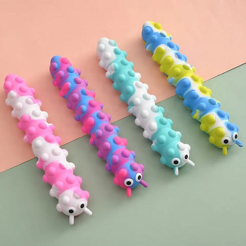 3D Popit Suction Caterpillar Fidget Toy - Sensory Zone