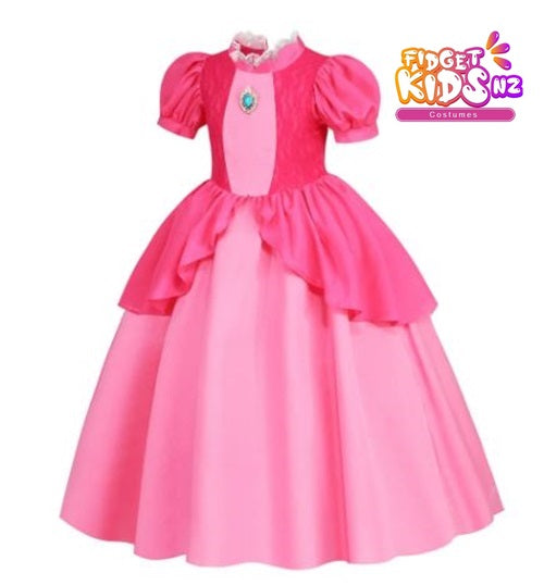 Super Mario Princess Peach Cosplay Costume - Sensory Zone