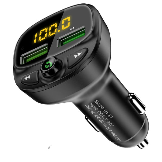 Dual Ports USB Charger TF card U Disk FM MP3 Player Car Charger - Sensory Zone