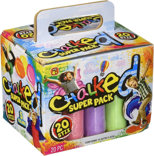 Ja-Ru Chalked Super Pack - 20 Piece - Sensory Zone