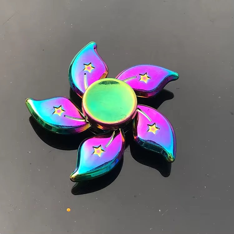 Rainbow Metal Fidget Spinner - Sensory Zone