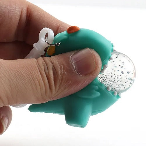 Squishy Dino Key Chain Stress Toy - Sensory Zone