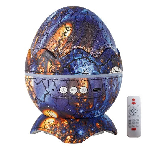 Dinosaur Egg Projector Night Light & Bluetooth Speaker - Sensory Zone