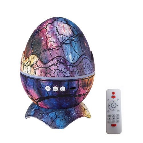 Dinosaur Egg Projector Night Light & Bluetooth Speaker - Sensory Zone