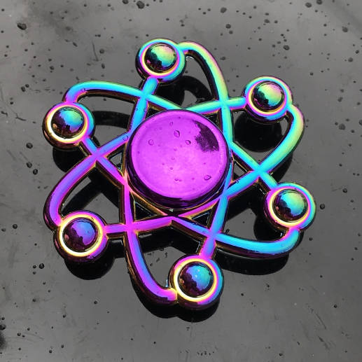 Rainbow Metal Fidget Spinner - Sensory Zone