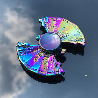 Rainbow Metal Fidget Spinner - Sensory Zone