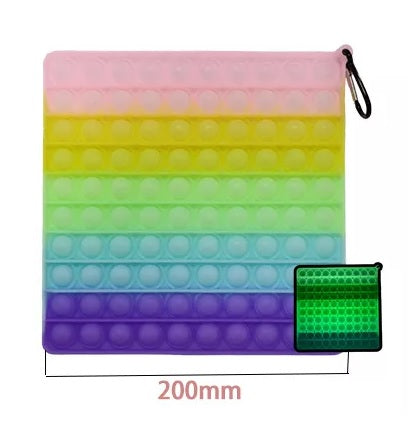 Glow in the Dark Square Popit - Sensory Zone