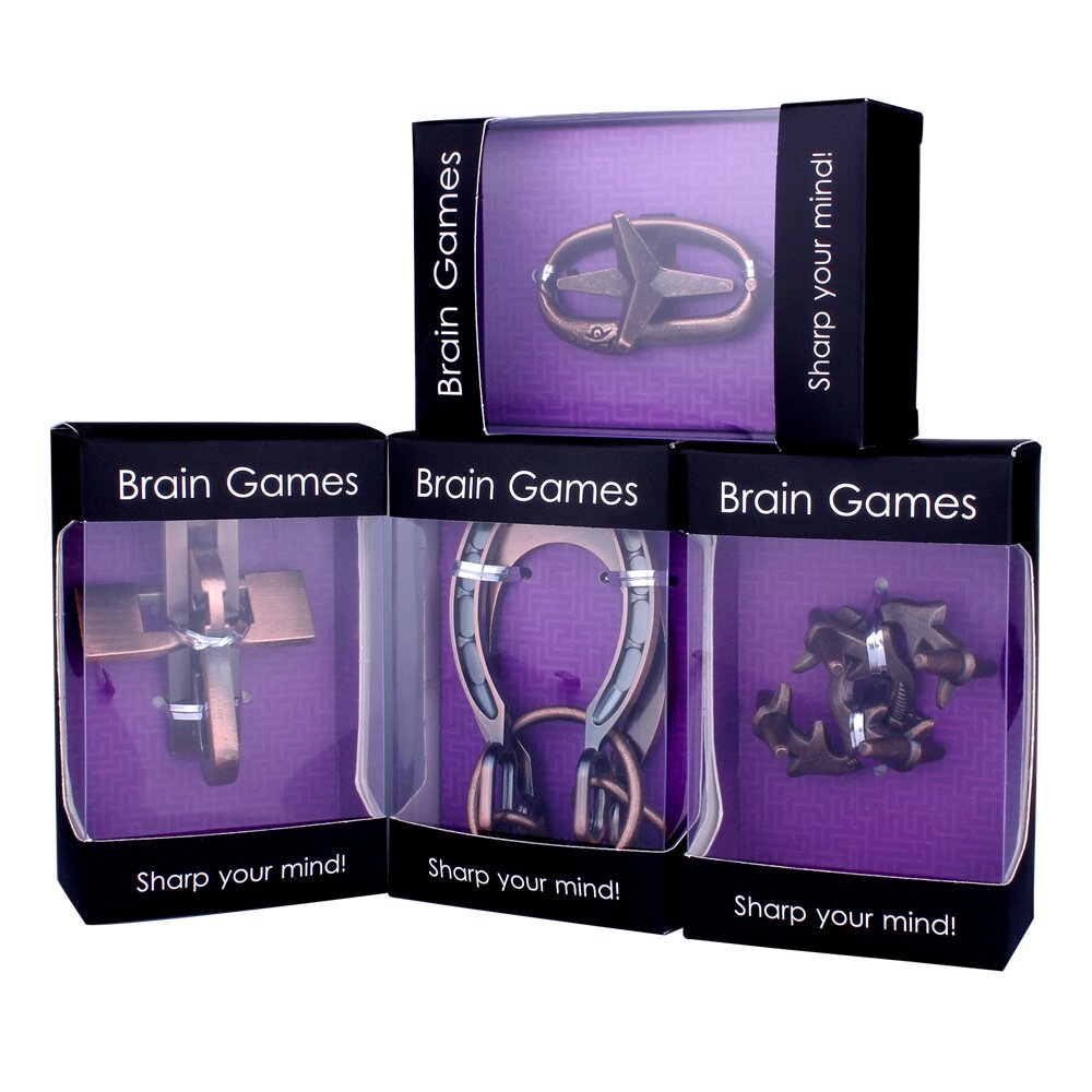 3D Metal Brain Teaser Puzzle - Sensory Zone