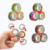 Magnetic Finger Rings Various Designs 3Pce - Sensory Zone