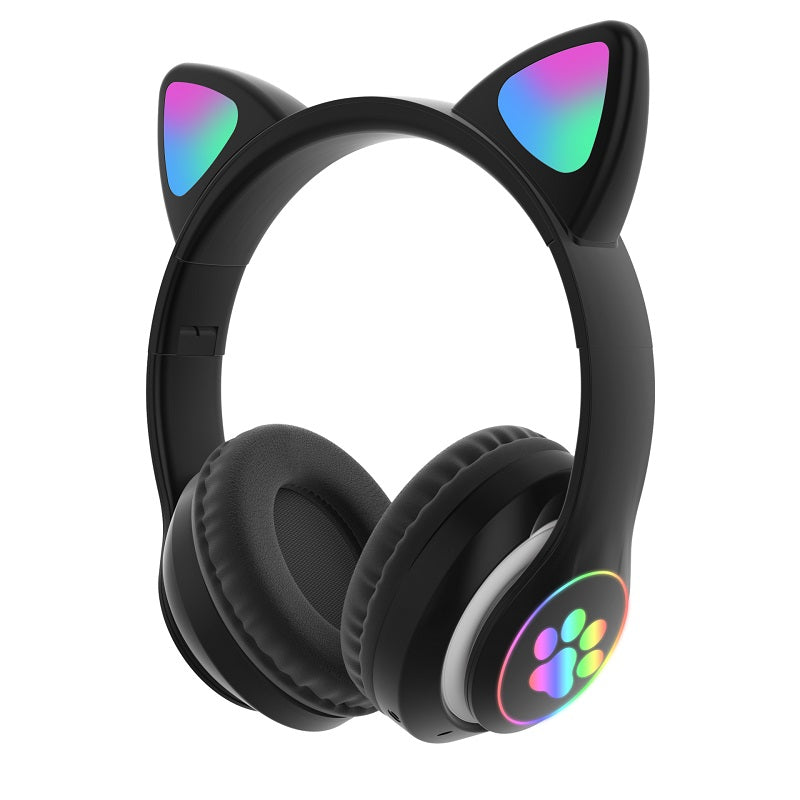 Cute LED Light Cat Ear Bluetooth Headphones - Sensory Zone