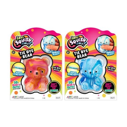 Irre Squish Tible Tie Dye Bear - Sensory Zone