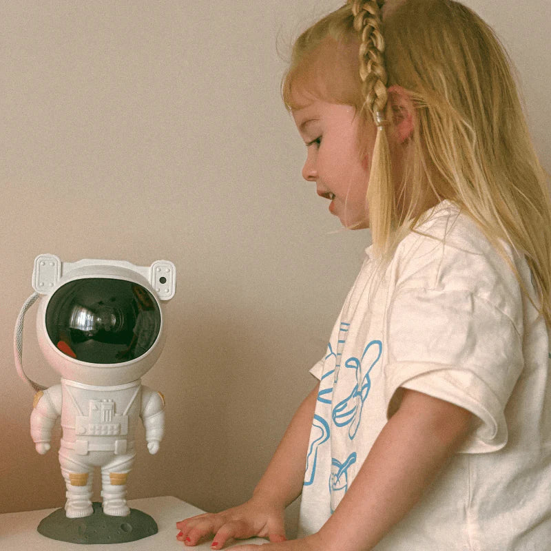 Celestial Explorer Astronaut Galaxy Night Light