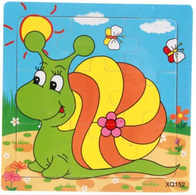 Wooden Children's Animal Jigsaw Puzzles - Sensory Zone