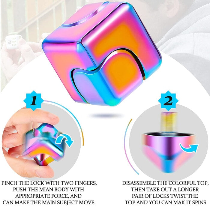 Mini Alloy Spin Cube - Sensory Zone