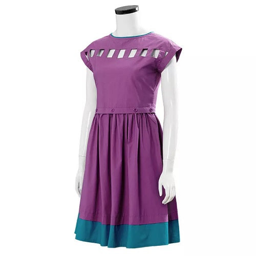 Stranger Things Nancy Wheeler Purple Dress Cosplay Costume - Sensory Zone