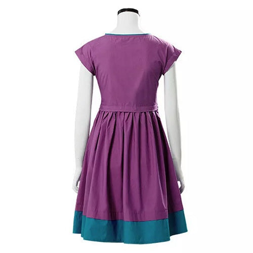 Stranger Things Nancy Wheeler Purple Dress Cosplay Costume - Sensory Zone