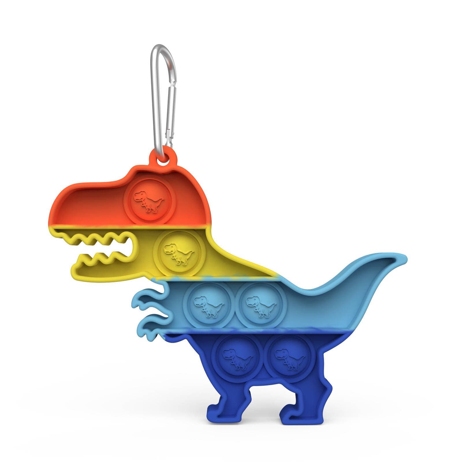 Mini Dinosaur Pop it Keychain - Sensory Zone