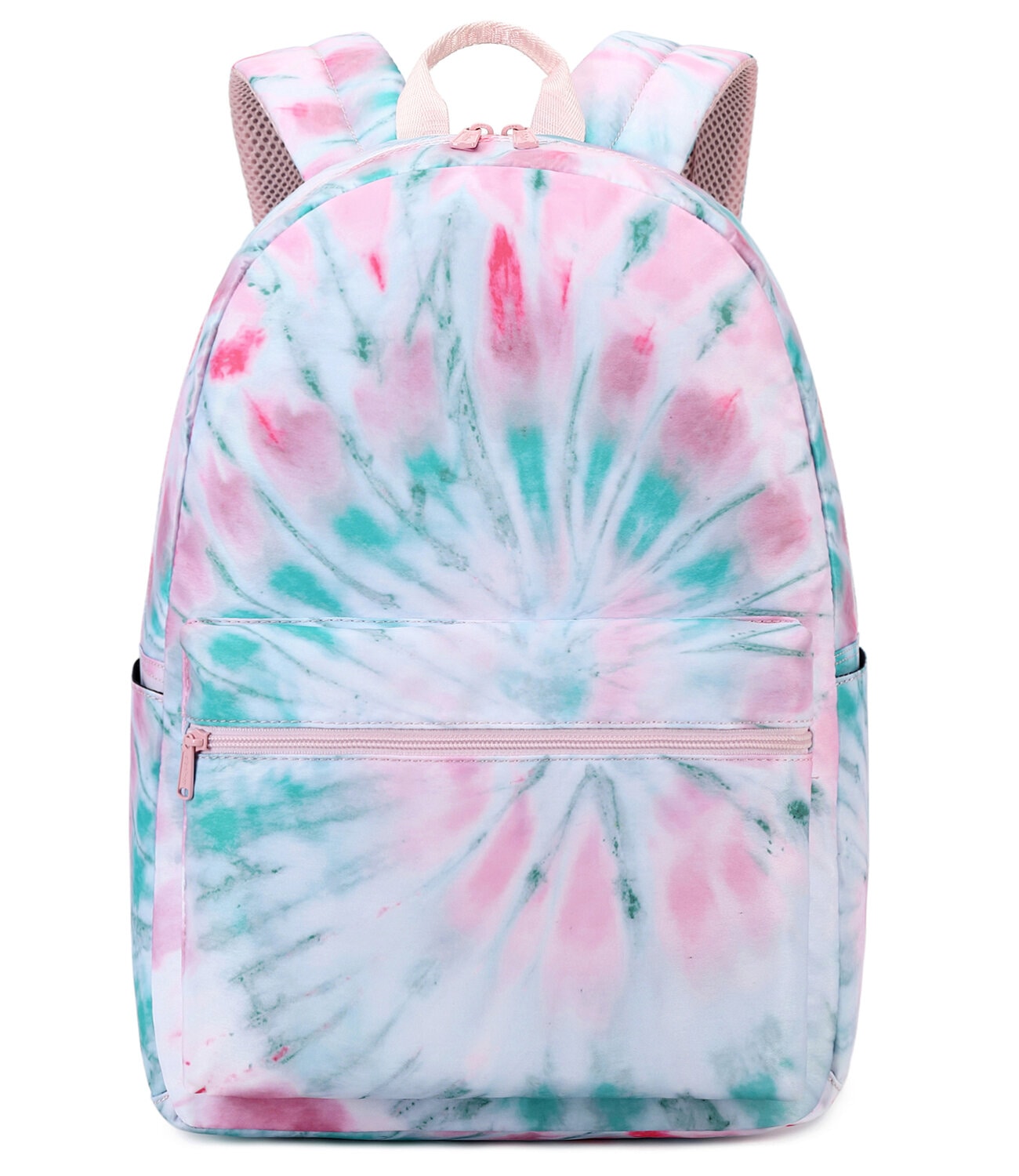 Pink Spiral Swirl Tie Dye School Bag Backpack - Sensory Zone