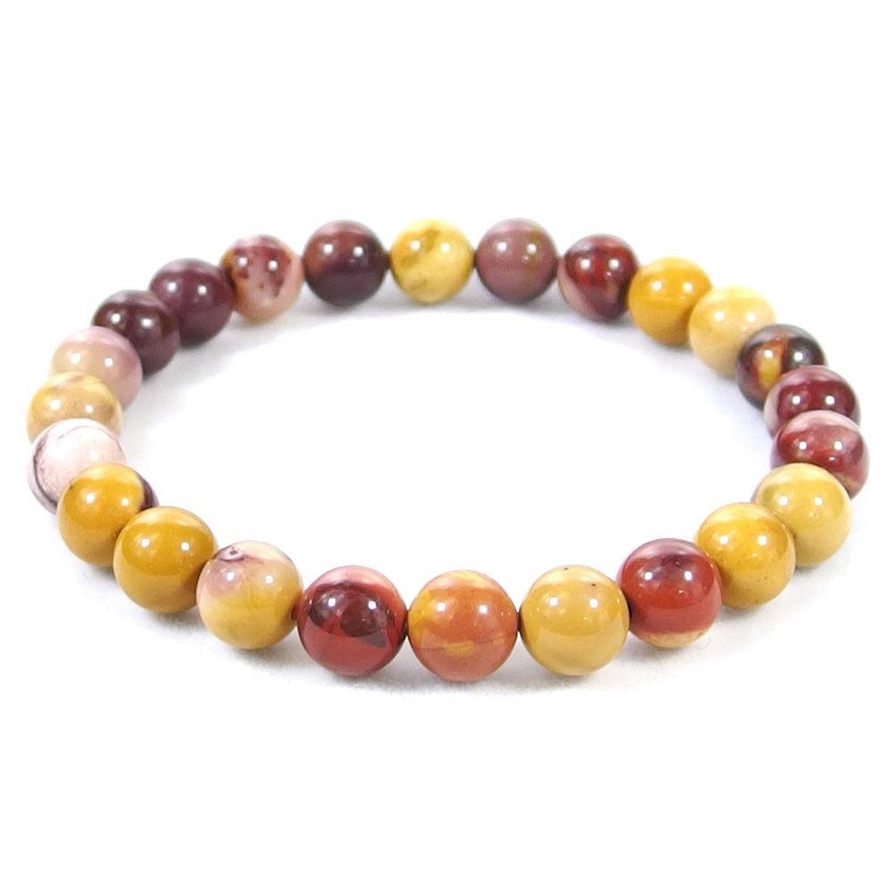 Mookite Jasper Crystal Bracelets NZ 8mm Beads - Sensory Zone