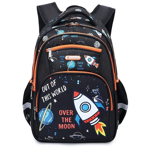 Rockets Over the Moon Kids School Bag Backpack - Sensory Zone