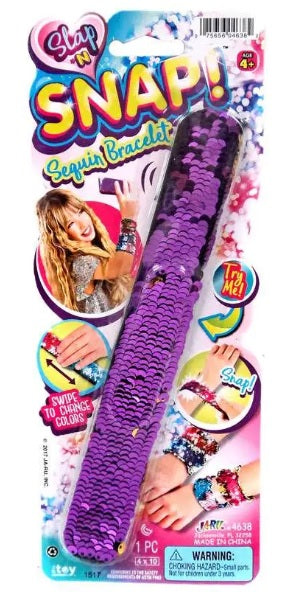 Slap 'N Snap Sequins Bracelet - Sensory Zone