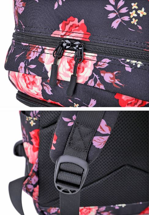 Floral Oxford Woman's Backpack / School Bag - Sensory Zone