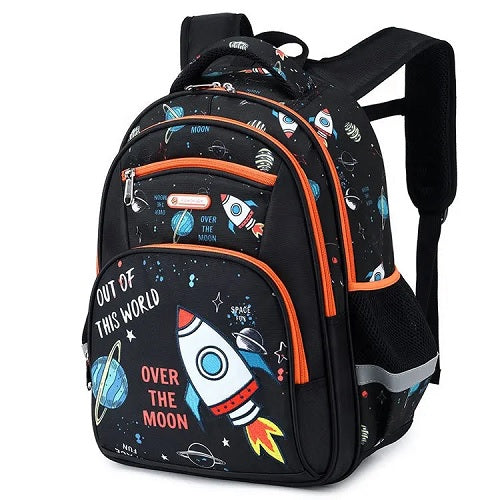 Rockets Over the Moon Kids School Bag Backpack - Sensory Zone