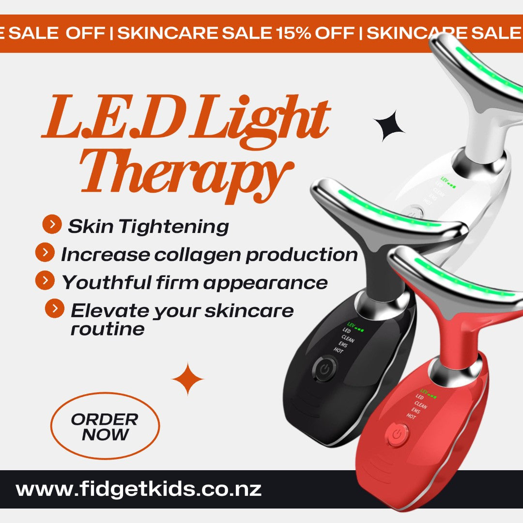 LED Light Therapy Face & Neck Massager - Sensory Zone