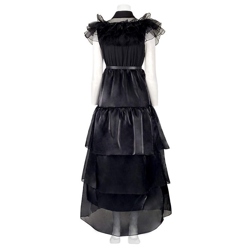 Wednesday Addams Prom Dress Cosplay Costume - Sensory Zone