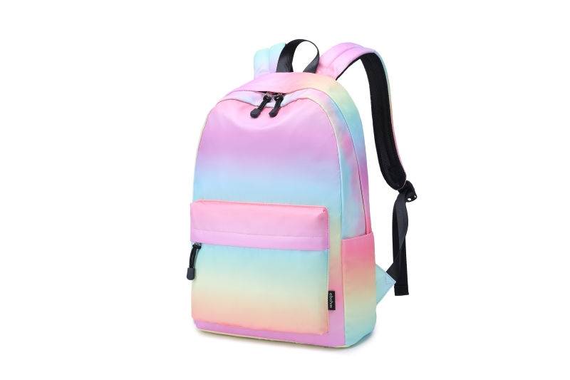 Pastel Rainbow School Bag Backpack - Sensory Zone