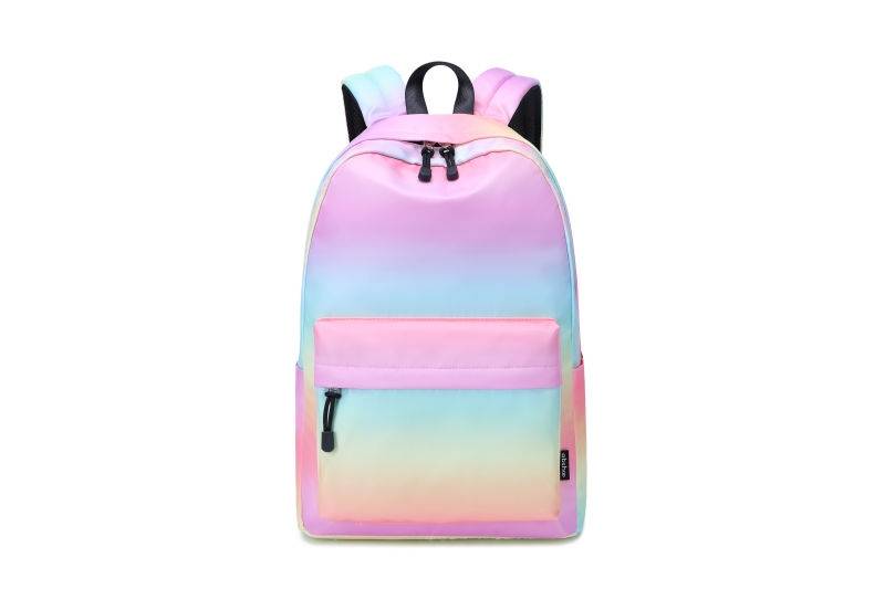 Pastel Rainbow School Bag Backpack - Sensory Zone