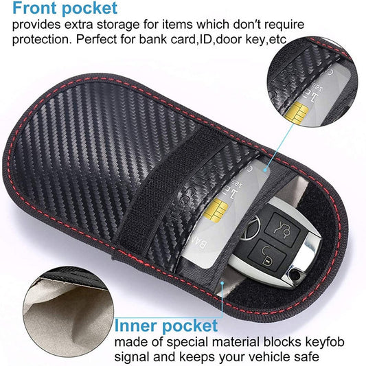 Anti Theft RFID Key Fob Faraday Pouch - Sensory Zone