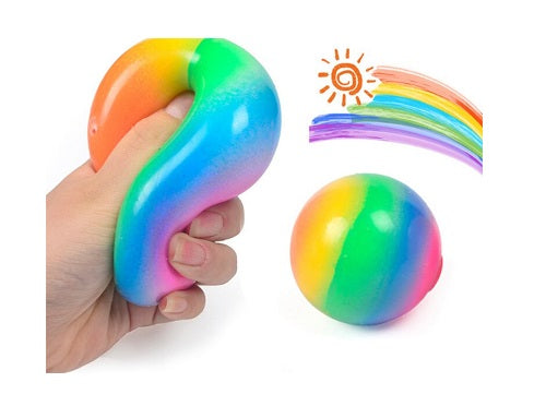 Rainbow Squish Ball - Sensory Zone