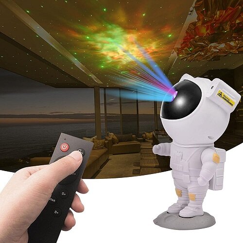 Celestial Explorer Astronaut Galaxy Night Light - Sensory Zone